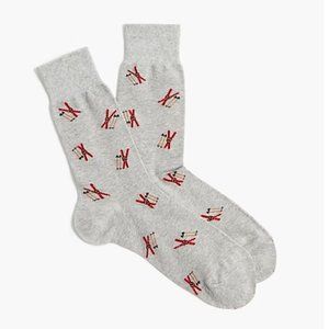 JCrew Men's Trouser Socks- Skiing NWT